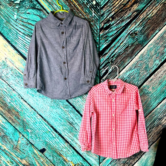 Unisex size 4/5 Button up KIDS LOT - Picture 1 of 4